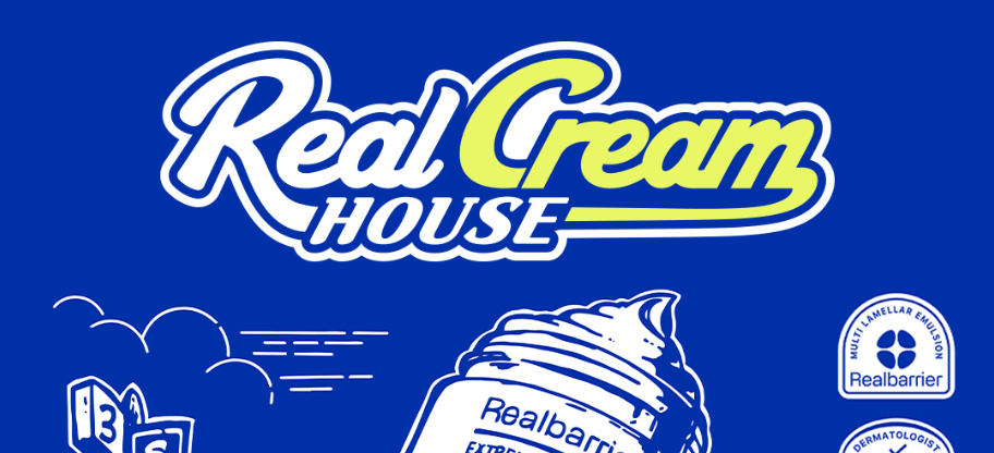 리얼베리어 Real Cream House 팝업스토어 포스터