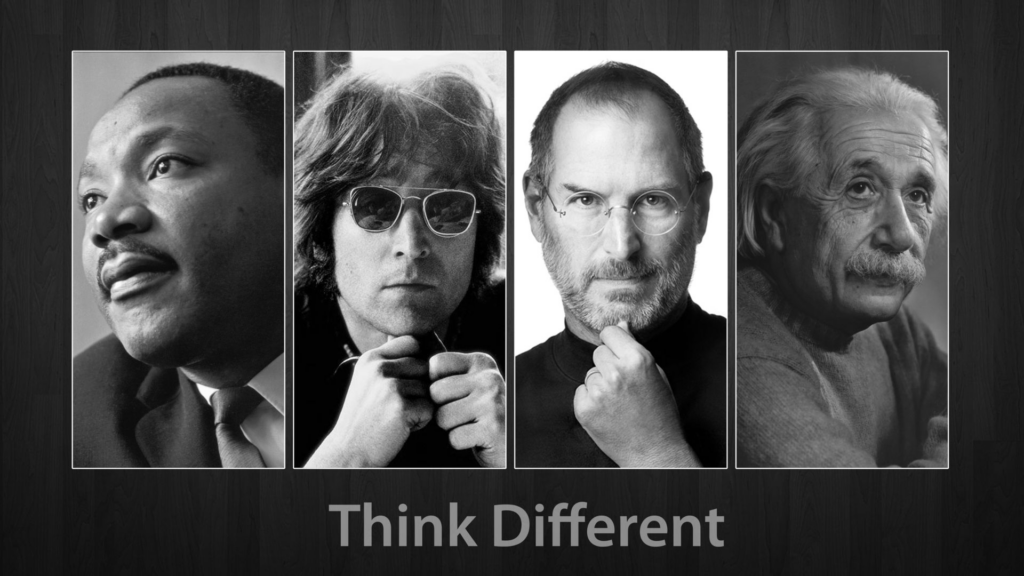 애플 Think Different 캠페인 이미지