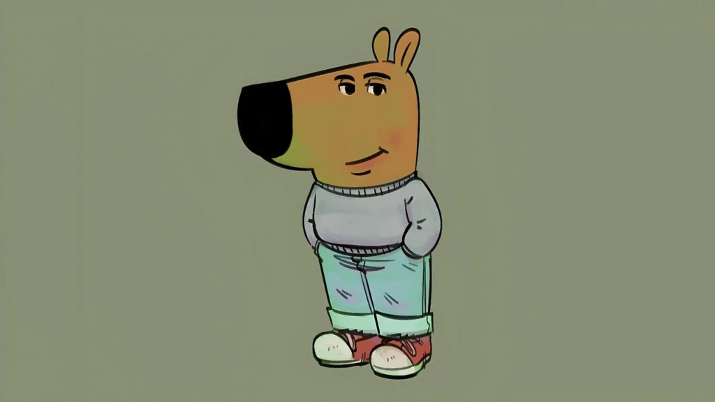 칠 가이 이미지, 수더분한 옷을 입은 곰의 형상