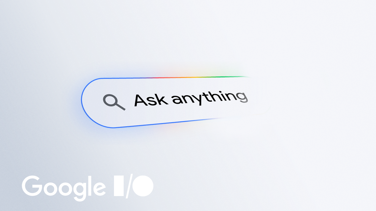 구글 I/O 로고, 이제는 'search'가 아니라 'ask'가 되었습니다